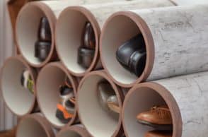 PVC Pipe Shoe Organizer